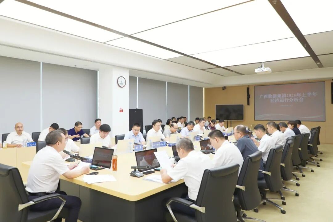 转载 | 锚定战术方位 聚力攻坚突破丨广西数据集团召开2026年上半年经济运行分析会暨安委会第二次扩大会议
